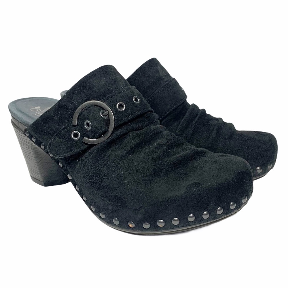 Dansko Nadine Suede Studded Clogs, Size 40